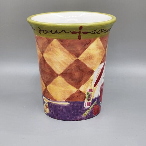 Certified International  Large Cup Mug Jennifer Brinley Chef Cooking 16 oz - Picture 4 of 8